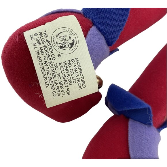 The Jester Has Lost His Jingle Plush Toy Stuffed Doll David Saltzman Kids play - Picture 8 of 14